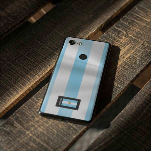 Argentina Soccer Flag Google Pixel 3 Skin